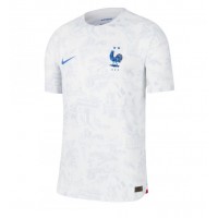 Camiseta Francia Kylian Mbappe #10 Visitante Equipación Mundial 2022 manga corta